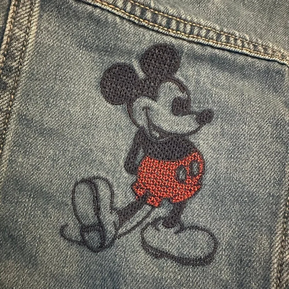 Baby Gap Disney Mickey Mouse embroidered Jean Jacket